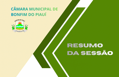 Resumo  - sessão ordinária 002/2026